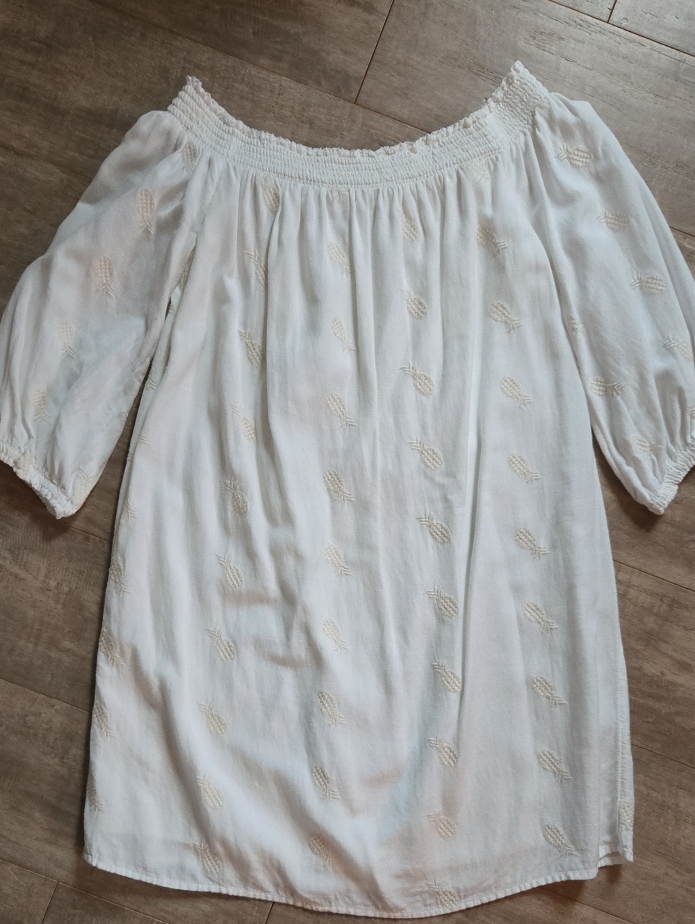 Old Navy Pineapple Off-Shoulder Dress